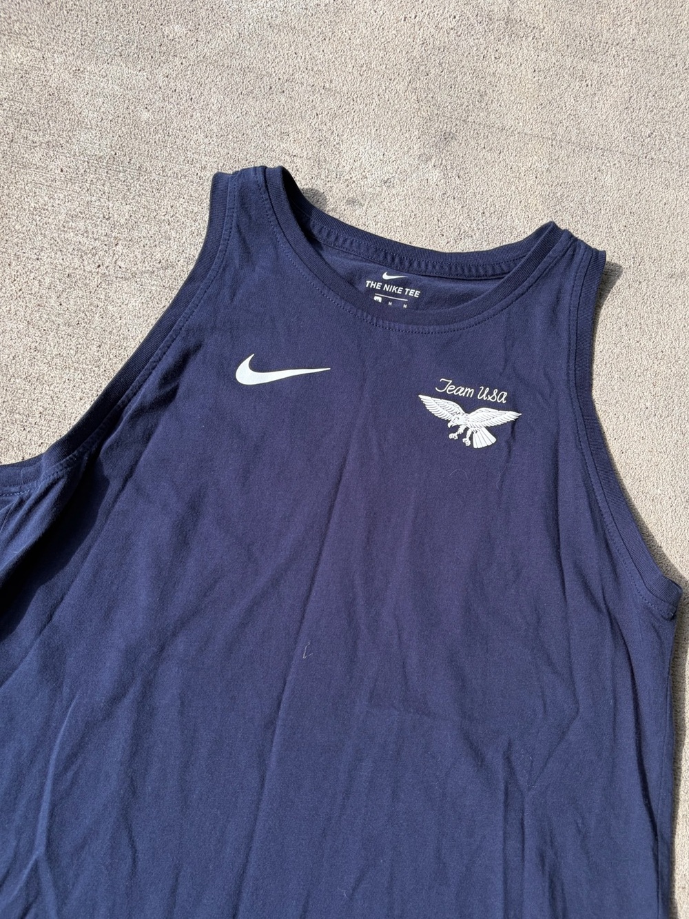 The Nike Tee Nike USA tank top Eagle America shirt navy white - Picture 4 of 6